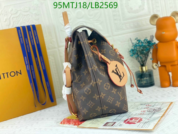 LV Bags-(4A)-Backpack-,Code: LB2569,$: 95USD