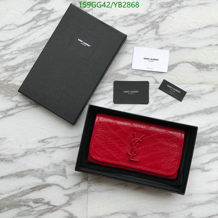 YSL Bag-(Mirror)-Clutch-,Code: YB2868,$: 159USD