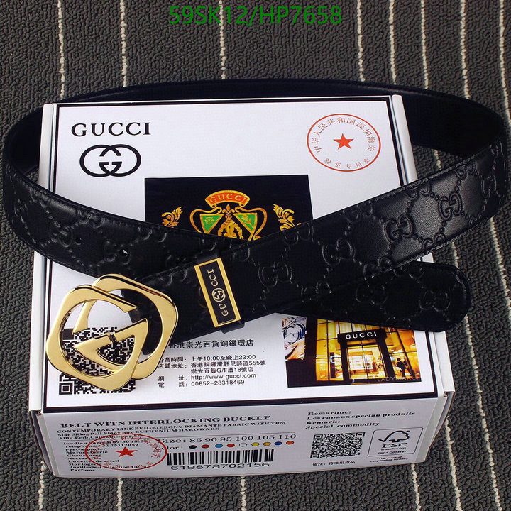 Belts-Gucci, Code: HP7658,$: 59USD