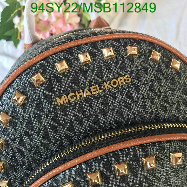 Michael Kors Bag-(4A)-Backpack-,Code: MSB112849,$: 94USD