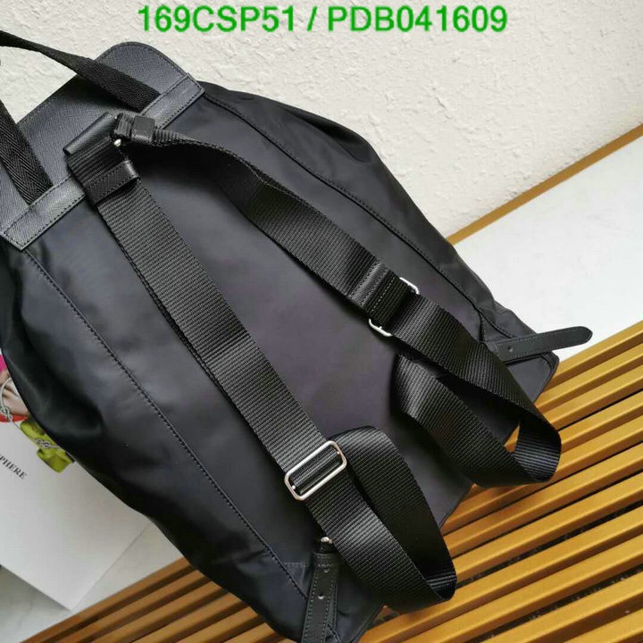 Prada Bag-(Mirror)-Backpack-,Code: PDB041609,$: 169USD