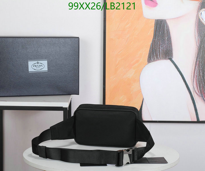 Prada Bag-(Mirror)-Diagonal-,Code: LB2121,$: 99USD