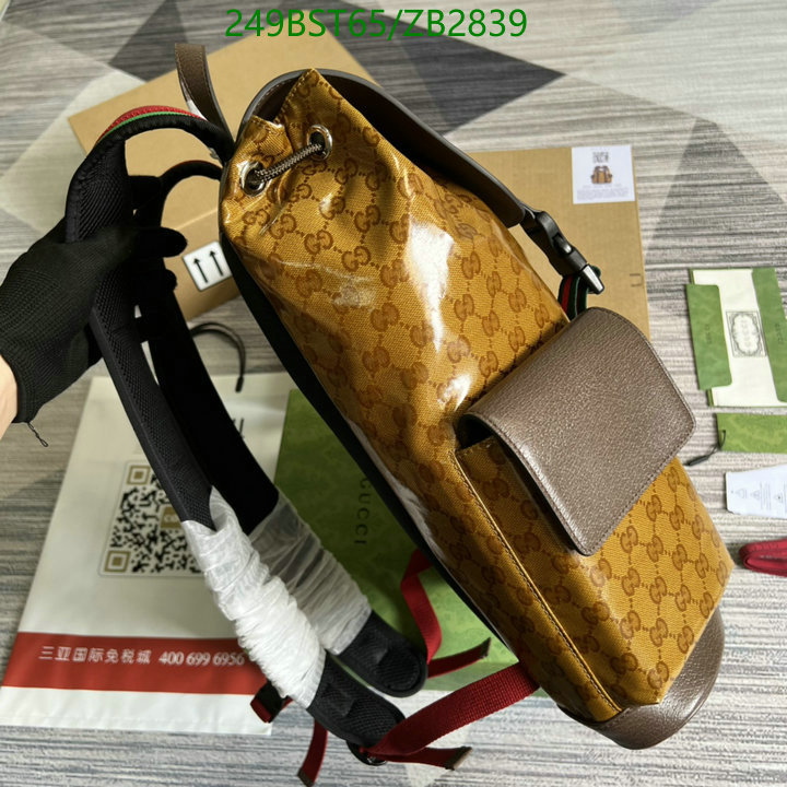 Gucci Bag-(Mirror)-Backpack-,Code: ZB2839,$: 249USD