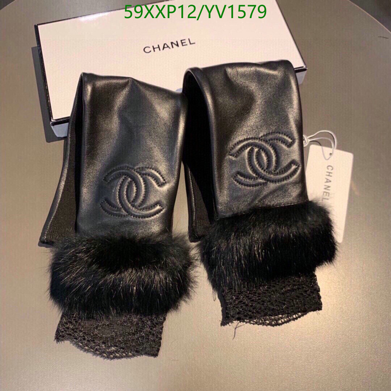 Gloves-Chanel, Code: YV1579,$: 59USD