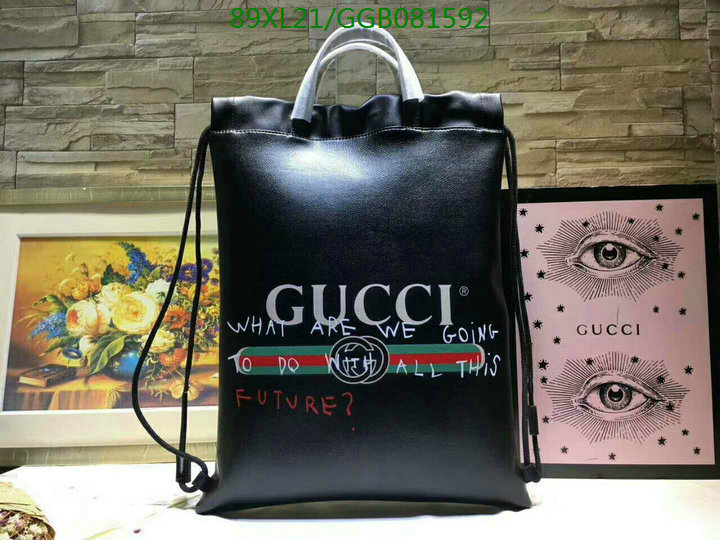 Gucci Bag-(4A)-Backpack-,Code: GGB081592,$:89USD