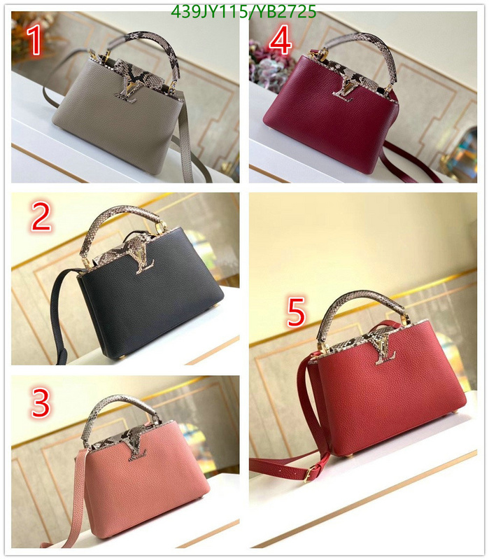 LV Bags-(Mirror)-Handbag-,Code: YB2725,$: 439USD