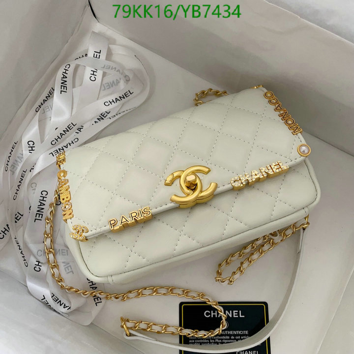 Chanel Bags ( 4A )-Diagonal-,Code: YB7434,$: 79USD