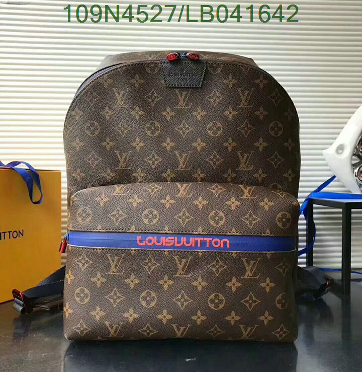 LV Bags-(4A)-Backpack-,Code: LB041642,$: 109USD