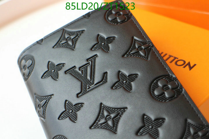 LV Bags-(Mirror)-Wallet-,Code: ZT1523,$: 85USD