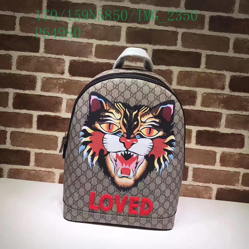 Gucci Bag-(Mirror)-Backpack-,Code: GGB112720,$: 179USD