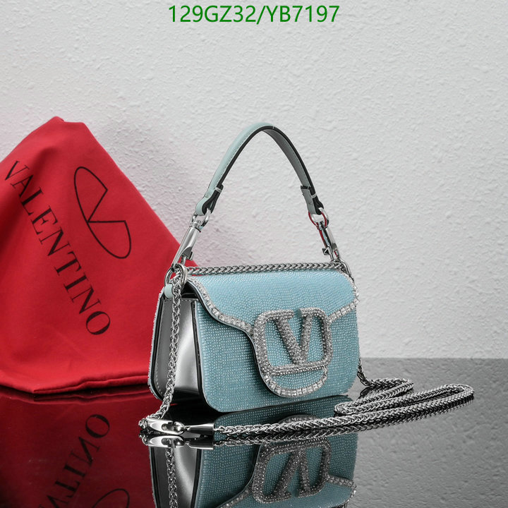 Valentino Bag-(4A)-LOC-V Logo ,Code: YB7197,$: 129USD