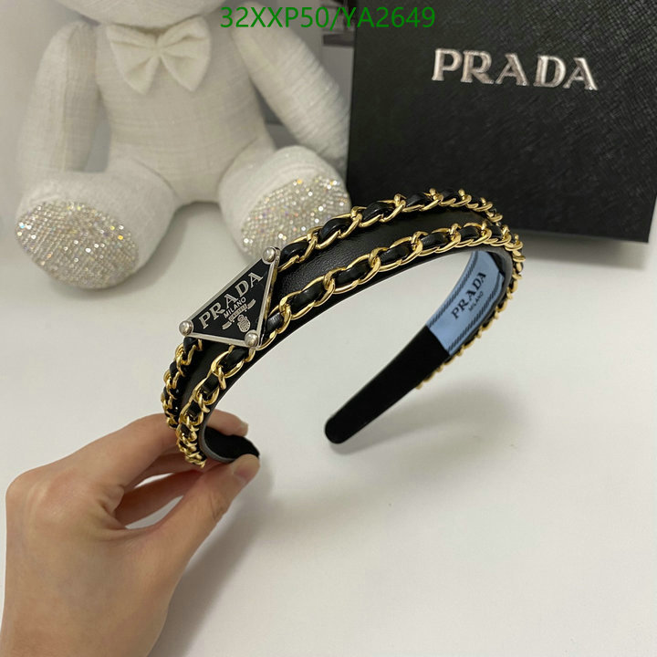 Headband-Prada, Code: YA2649,$: 32USD