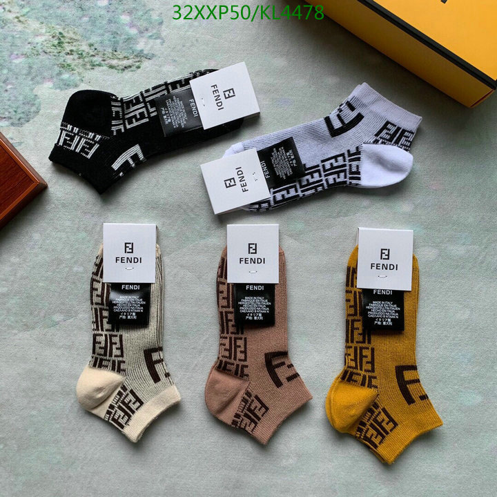 Sock-Fendi, Code: KL4478,$: 32USD