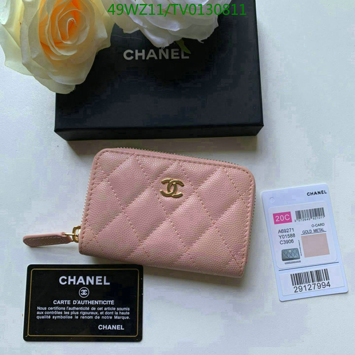 Chanel Bags ( 4A )-Wallet-,Code: TV0130811,$: 49USD