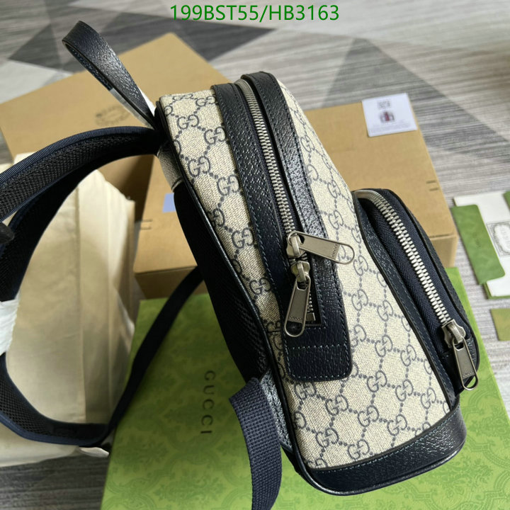 Gucci Bag-(Mirror)-Backpack-,Code: HB3163,$: 199USD