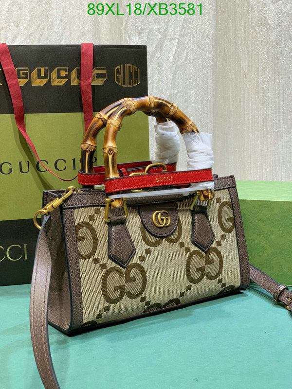 Gucci Bag-(4A)-Diana-Bamboo-,Code: XB3581,$: 89USD