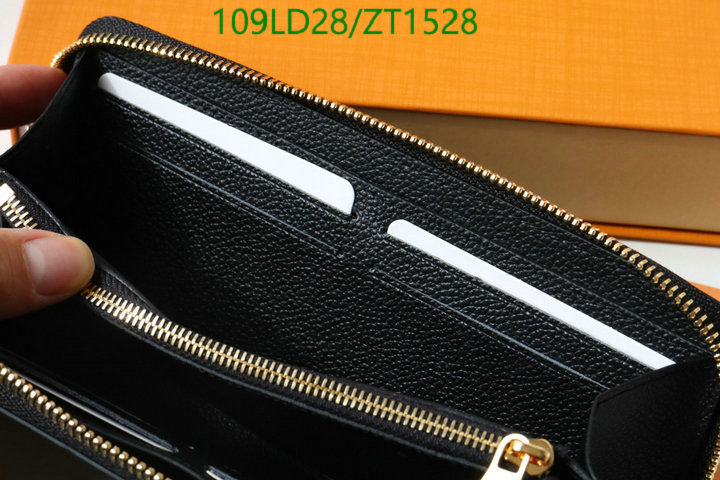 LV Bags-(Mirror)-Wallet-,Code: ZT1528,$: 109USD