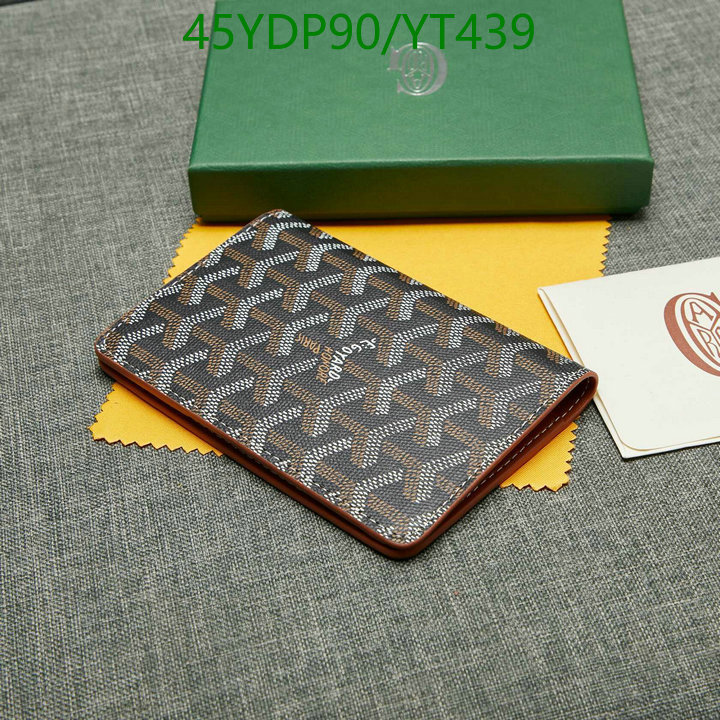 Goyard Bag-(Mirror)-Wallet-,Code: YT439,$: 45USD