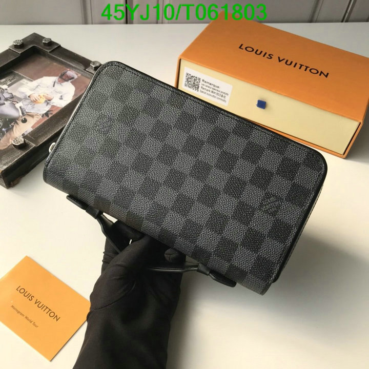 LV Bags-(4A)-Wallet-,Code: T061803,$: 45USD