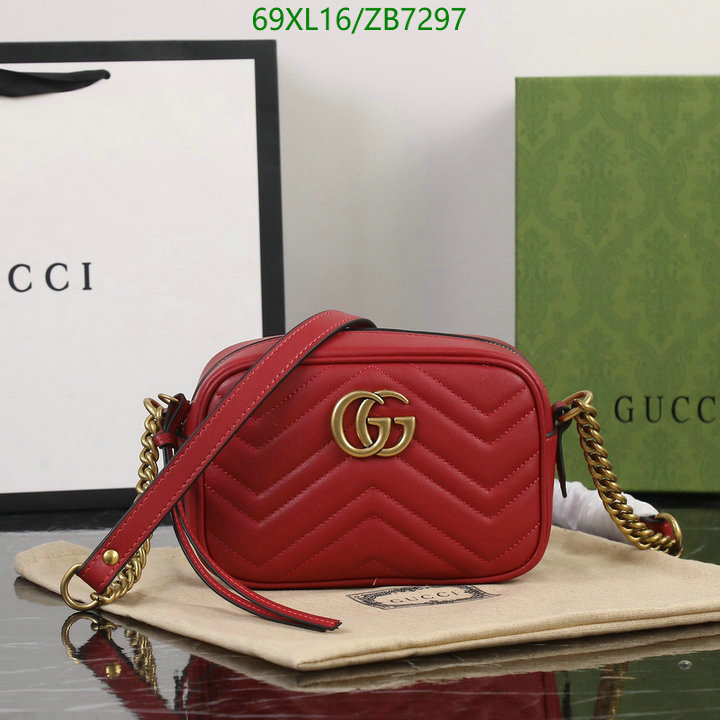 Gucci Bag-(4A)-Marmont,Code: ZB7297,$: 69USD