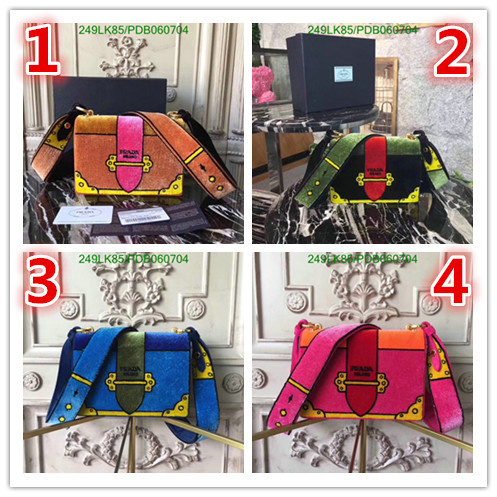 Prada Bag-(Mirror)-Diagonal-,Code: PDB060704,$: 249USD