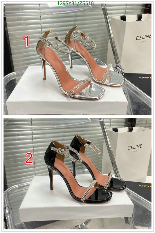 Women Shoes-Amina Muaddi, Code: ZS518,$: 129USD