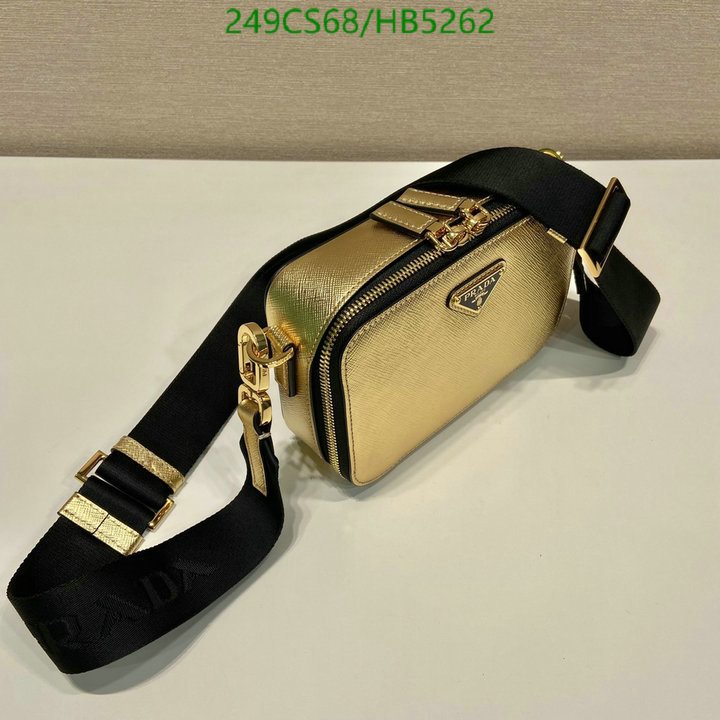 Prada Bag-(Mirror)-Diagonal-,Code: HB5262,$: 249USD