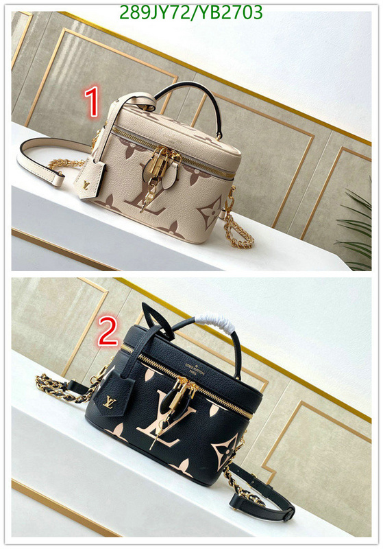 LV Bags-(Mirror)-Vanity Bag-,Code: YB2703,$: 289USD