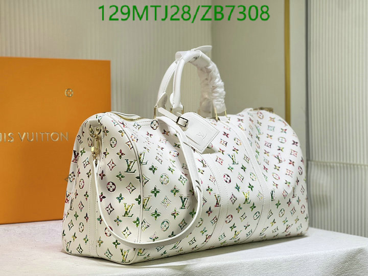 LV Bags-(4A)-Keepall BandouliRe 45-50-,Code: ZB7308,$: 129USD