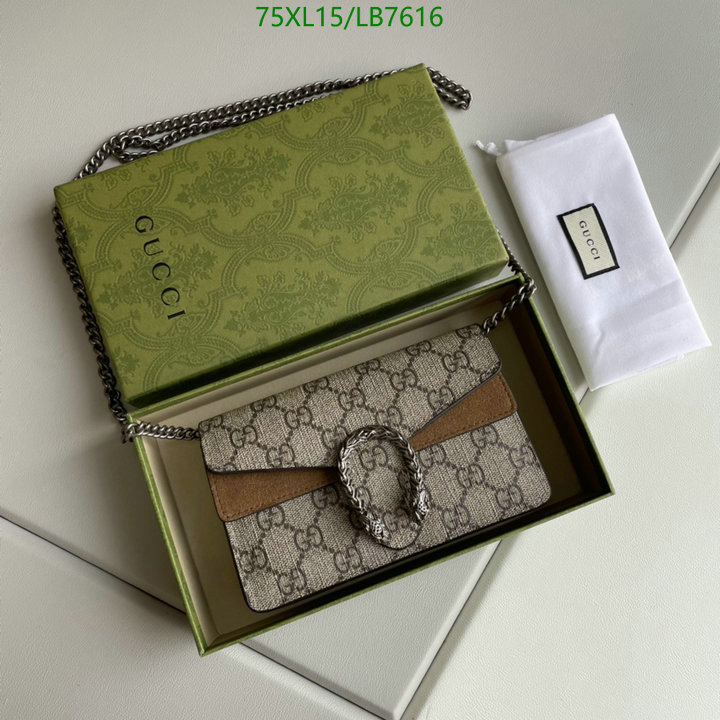 Gucci Bag-(4A)-Dionysus-,Code: LB7616,$: 75USD