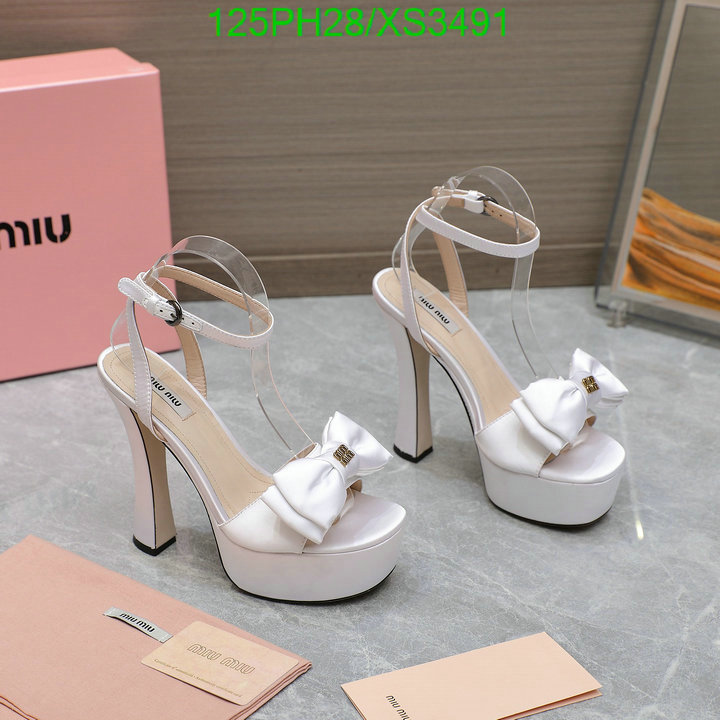 Women Shoes-Miu Miu, Code: XS3491,$: 125USD