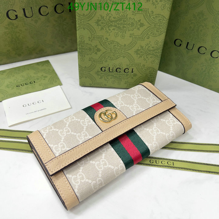 Gucci Bag-(4A)-Wallet-,Code: ZT412,$: 49USD