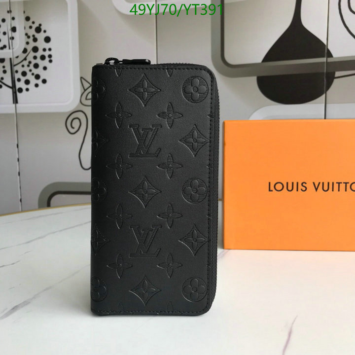 LV Bags-(4A)-Wallet-,Code: YT391,$: 49USD