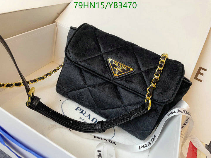 Prada Bag-(4A)-Diagonal-,Code: YB3470,$: 79USD