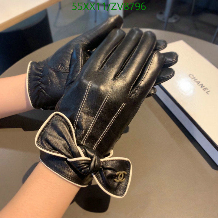 Gloves-Chanel, Code: ZV8796,$: 55USD
