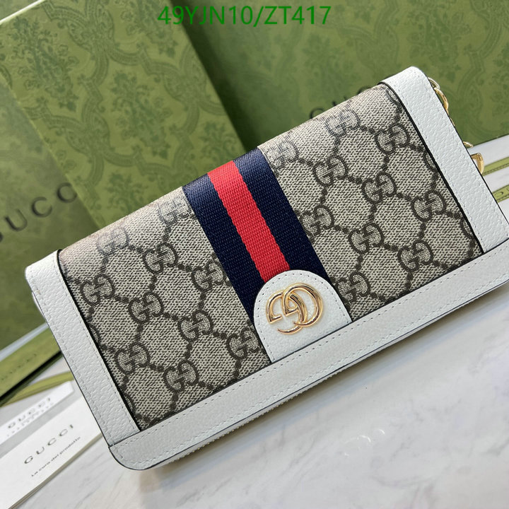 Gucci Bag-(4A)-Wallet-,Code: ZT417,$: 49USD