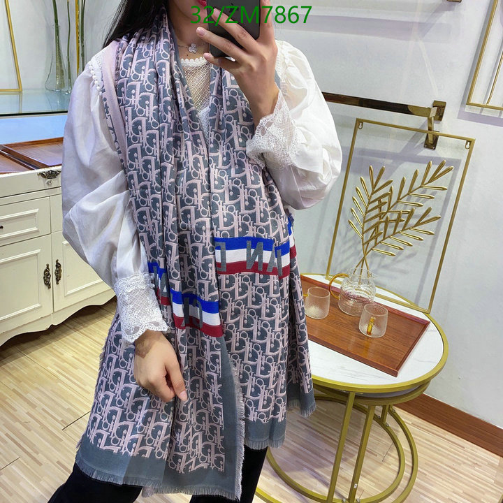 Scarf-Dior, Code: ZM7867,$: 32USD