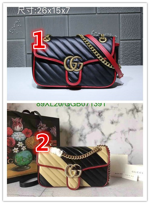 Gucci Bag-(4A)-Marmont,Code: GGB071391,$:89USD