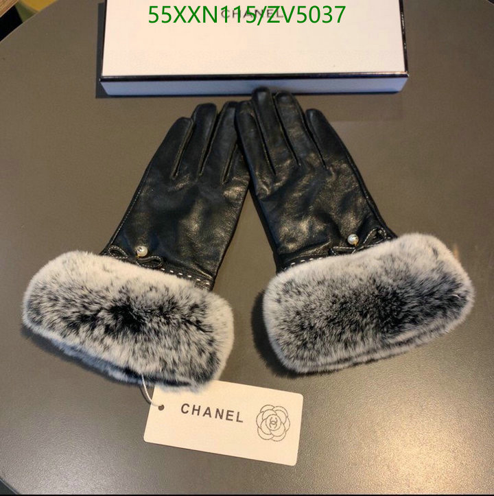 Gloves-Chanel, Code: ZV5037,$: 55USD