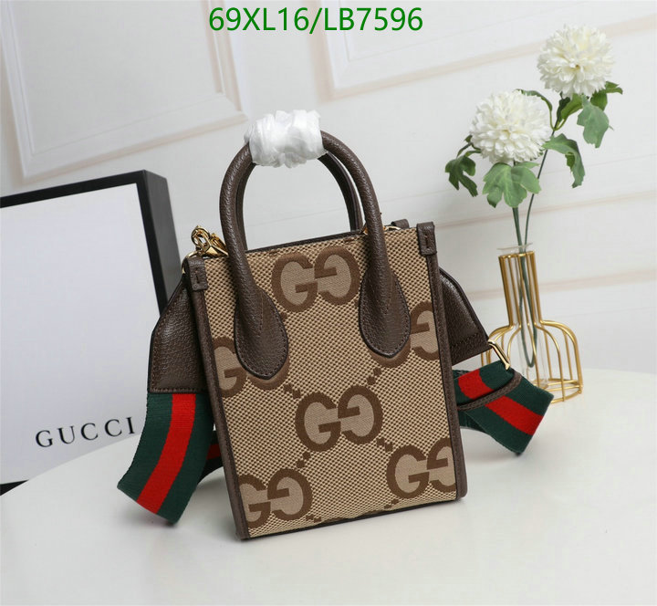 Gucci Bag-(4A)-Diagonal-,Code: LB7596,$: 69USD