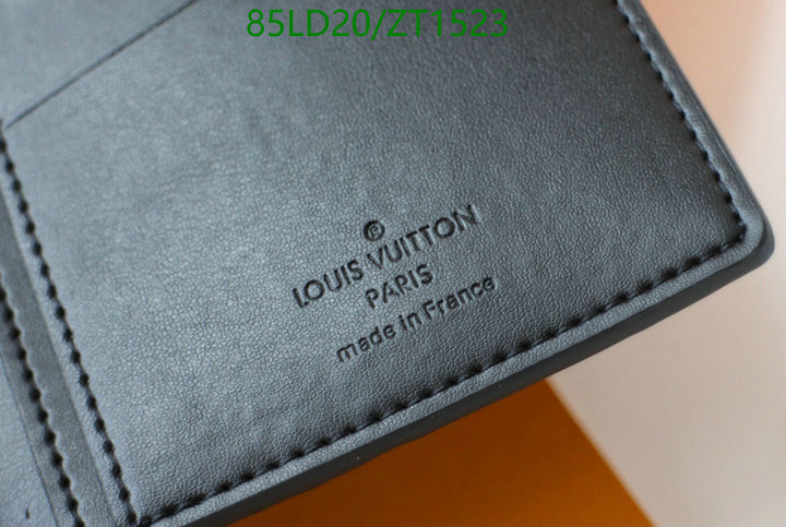 LV Bags-(Mirror)-Wallet-,Code: ZT1523,$: 85USD