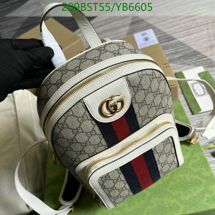 Gucci Bag-(Mirror)-Backpack-,Code: YB6605,$: 209USD