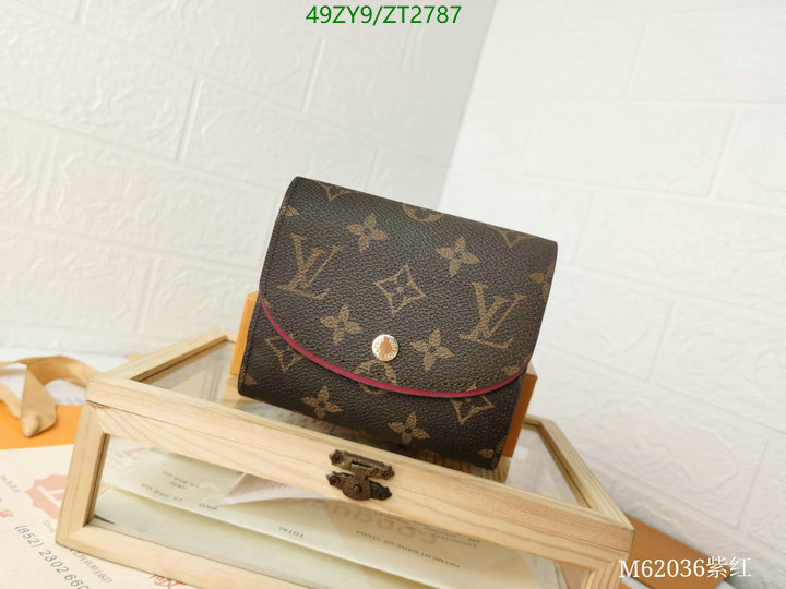 LV Bags-(4A)-Wallet-,Code: ZT2787,$: 49USD