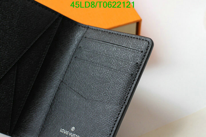 LV Bags-(Mirror)-Wallet-,Code: T0622121,$: 45USD