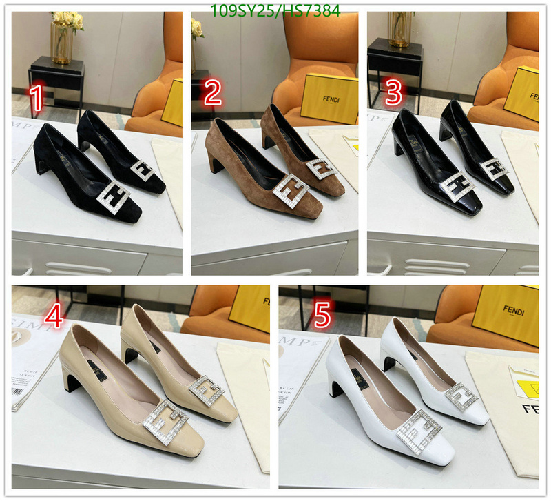 Women Shoes-Fendi, Code: HS7384,$: 109USD