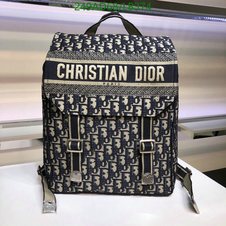 Dior Bags -(Mirror)-Backpack-,Code: LB374,$: 249USD