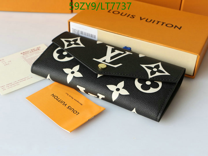 LV Bags-(4A)-Wallet-,Code: LT7737,$: 59USD