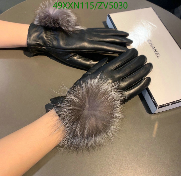 Gloves-Chanel, Code: ZV5030,$: 49USD