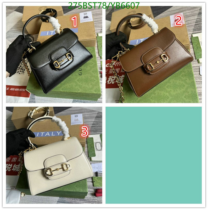 Gucci Bag-(Mirror)-Horsebit-,Code: YB6607,$: 275USD