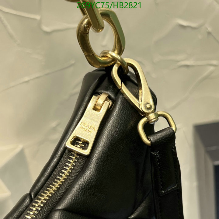 Prada Bag-(Mirror)-Handbag-,Code: HB2821,$: 269USD